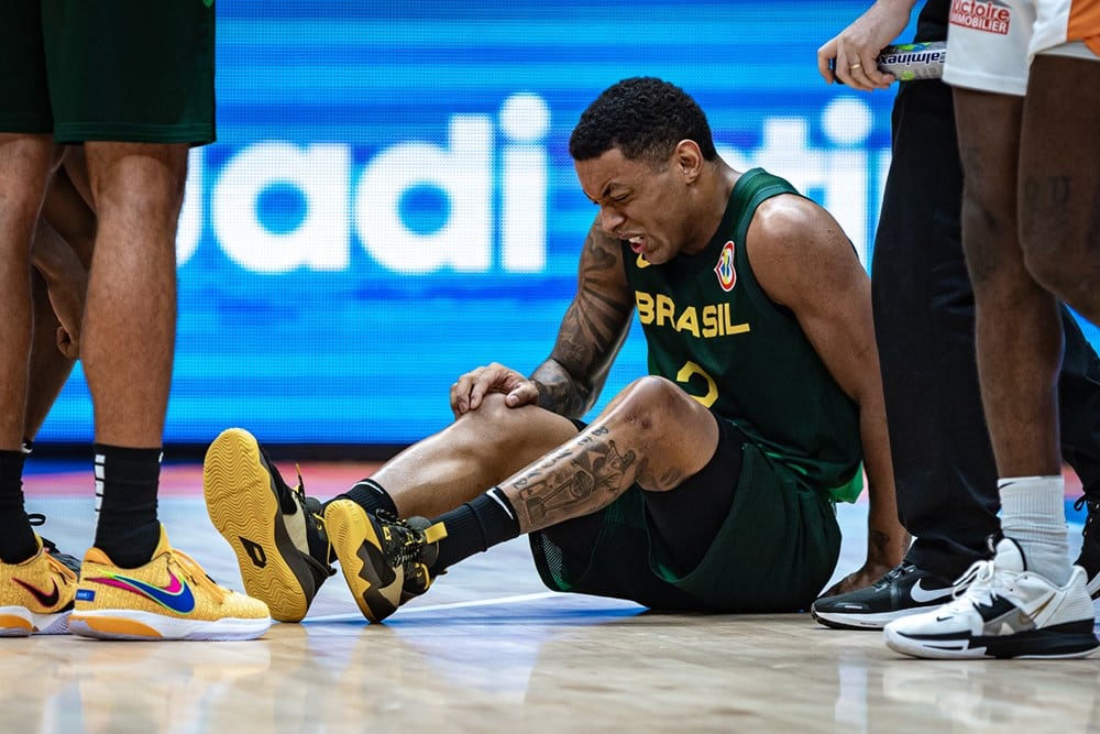 Yago Santos lutou contra uma les&atilde;o na perna para ser o MVP da partida entre Costa do Marfim x Brasil