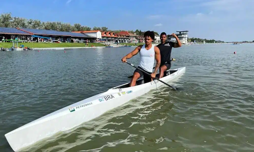 Evandilson Neto destaca in&iacute;cio surpreendente na canoagem