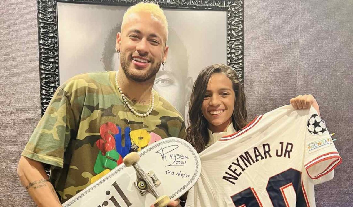 Rayssa Leal manda mensagem para Neymar ap&oacute;s les&atilde;o