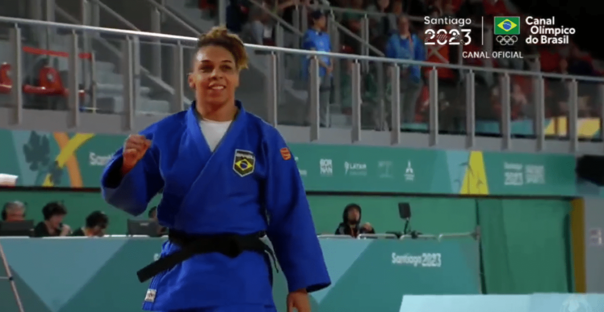 Samanta Soares faz jud&ocirc; do Brasil atingir recorde HIST&Oacute;RICO no Pan