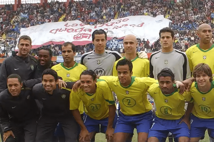 F&aacute;bio foi campe&atilde;o da Copa Am&eacute;rica 2004 com o Brasil