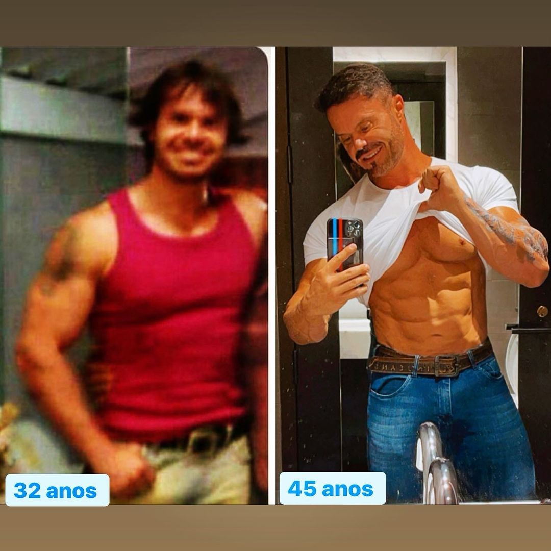 Antes e depois Renato Cariani