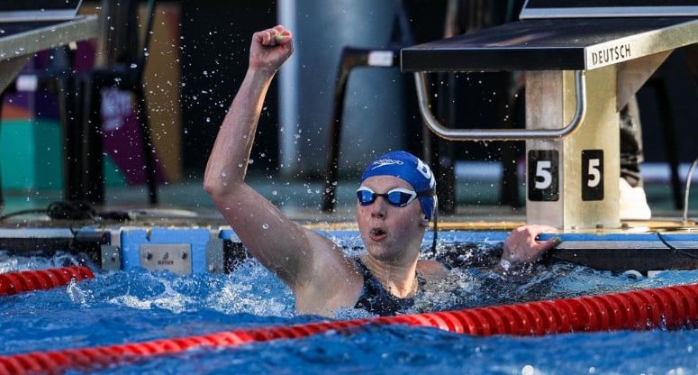 Ap&oacute;s superar problemas pessoais, Stephanie Balduccini se tornou a nadadora mais jovem da Sele&ccedil;&atilde;o Brasileira em 2023