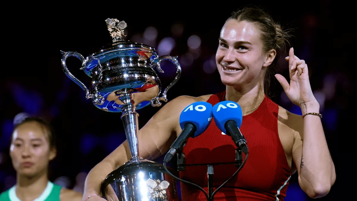 Sabalenka atinge marca hist&oacute;rica ao conquistar o 2&ordm; Australian Open da carreira