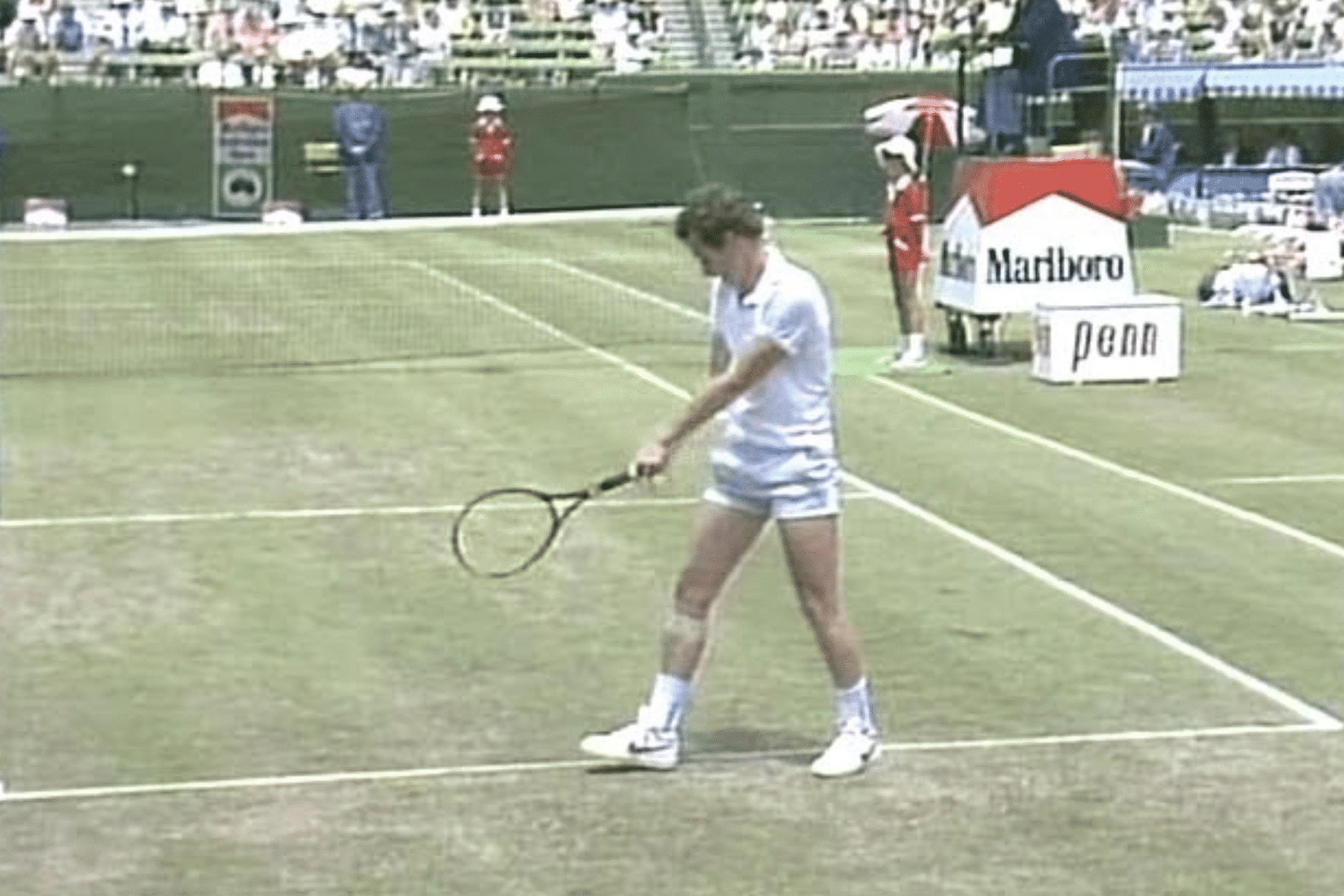 &Eacute;poca em que o Australian Open tinha quadra de grama