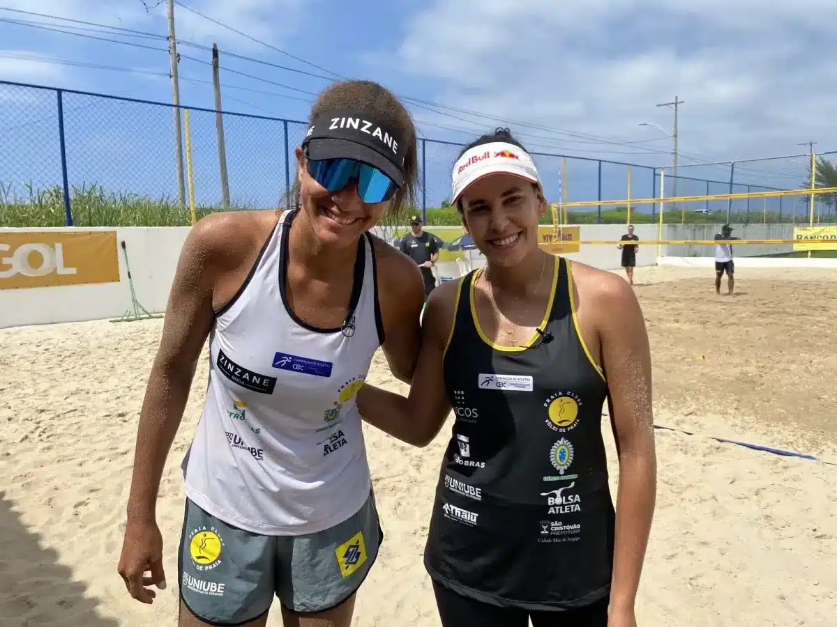 Duda e Ana Patr&iacute;cia avaliam per&iacute;odo de treinos em Saquarema: &ldquo;&Eacute; bom por isso&rdquo;