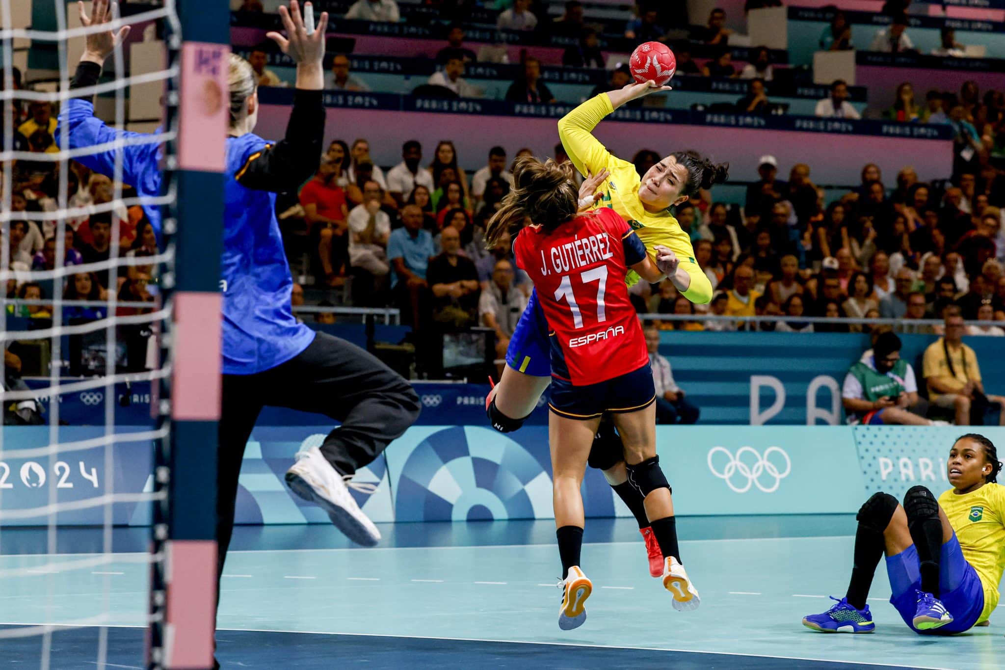 Giulia Guarrieiro durante os Jogos Ol&iacute;mpicos de Paris 2024 (Iconsport)