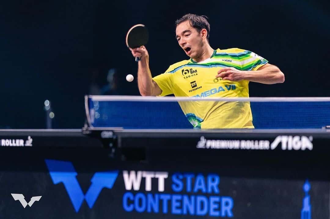 Hugo Calderano leva virada de &ldquo;garoto&rdquo; de 17 anos e termina com a prata na &Iacute;ndia