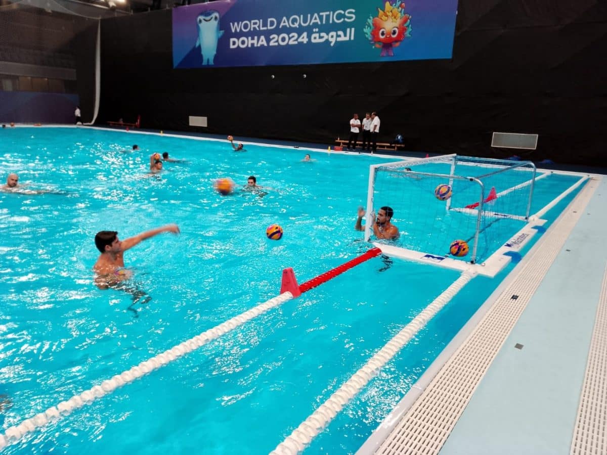 GOLEADA! Brasil fez bonito no polo aqu&aacute;tico e garante disputa em Doha