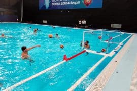 GOLEADA! Brasil fez bonito no polo aqu&aacute;tico e garante disputa em Doha