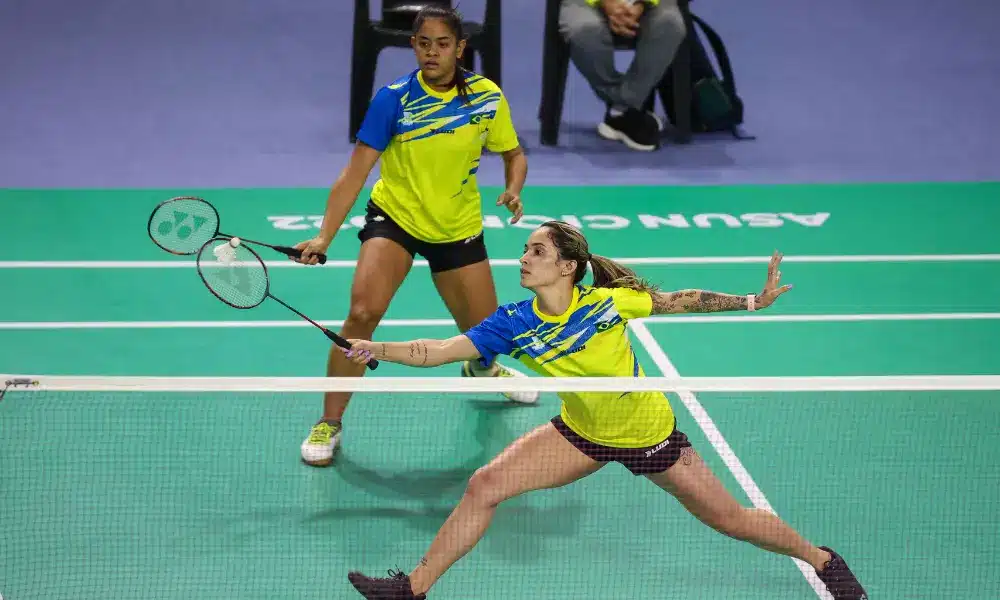 Brasil &eacute; campe&atilde;o de duplas no Challenge de Badminton do Ir&atilde; 2024