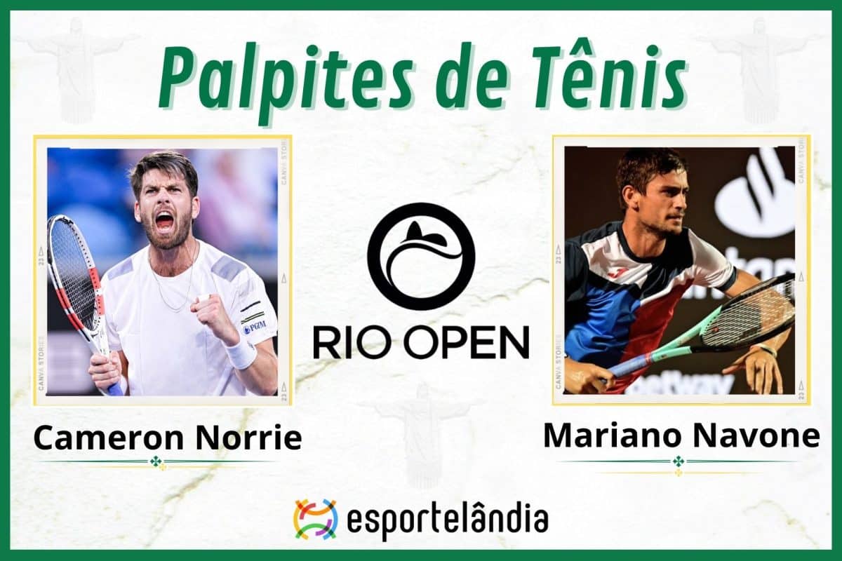 Palpites T&ecirc;nis: Cameron Norrie x Mariano Navone &ndash; 24/02 &ndash; Rio Open