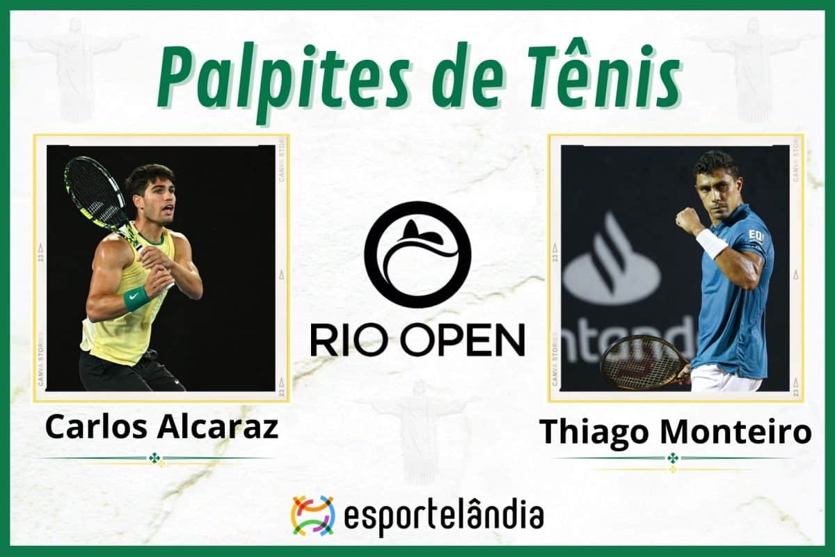 Palpites T&ecirc;nis: Carlos Alcaraz x Thiago Monteiro &ndash; 20/02 &ndash; Rio Open