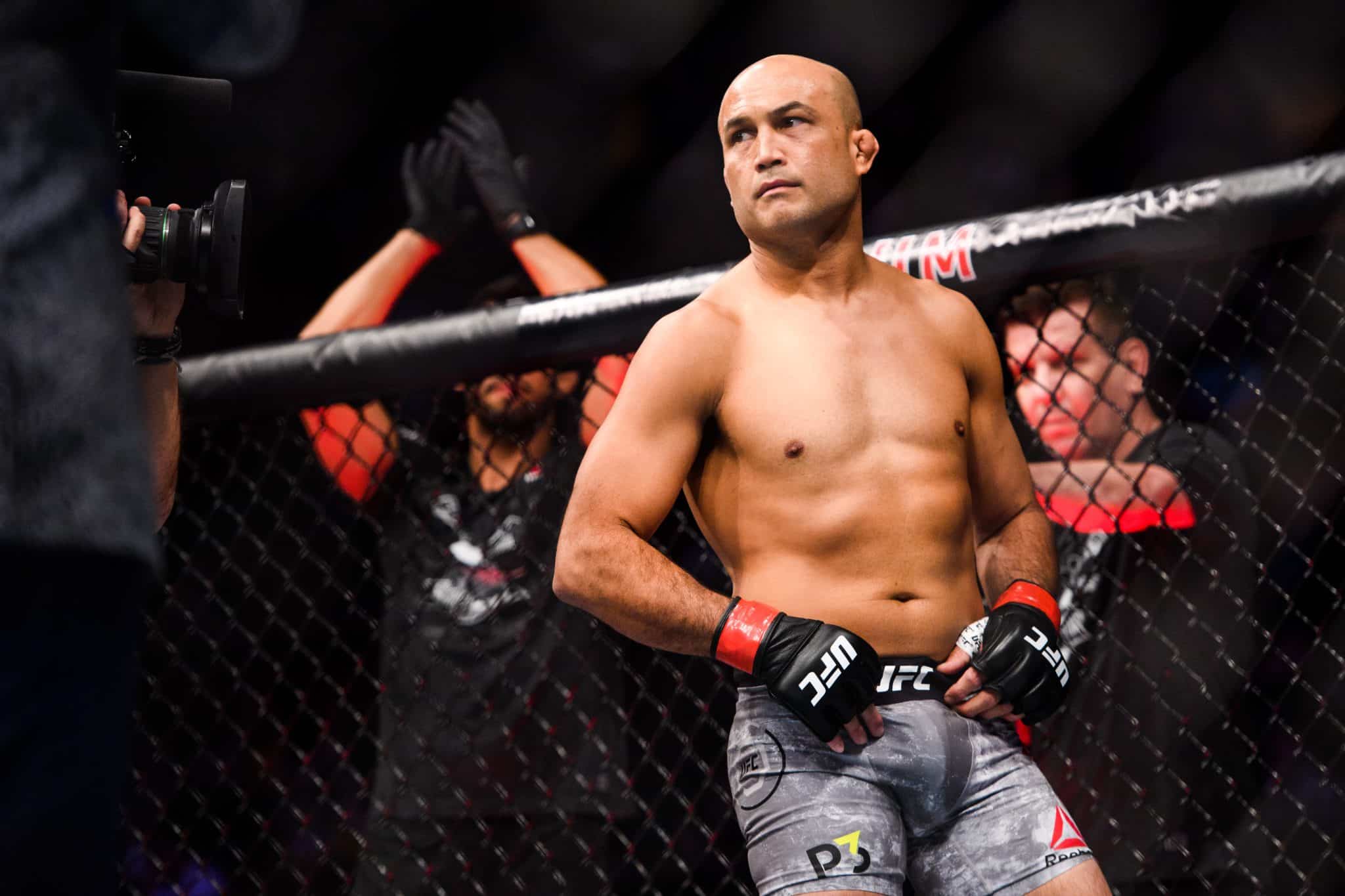 BJ Penn antes da luta contra Ryan Hall durante o UFC 232 (Iconsport)