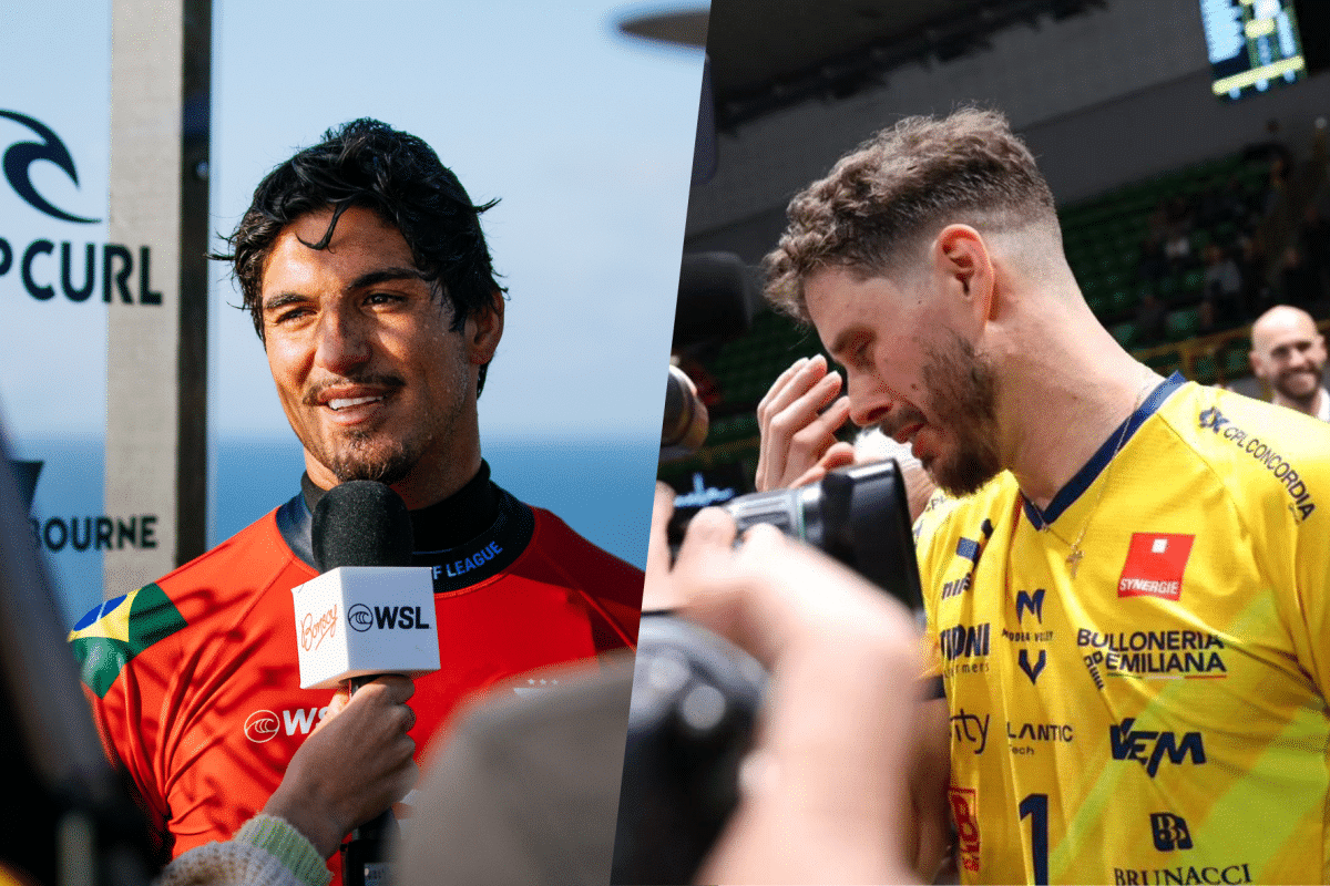 Gabriel Medina rasga elogios em parab&eacute;ns a Bruninho: &ldquo;Baita capit&atilde;o!&rdquo;