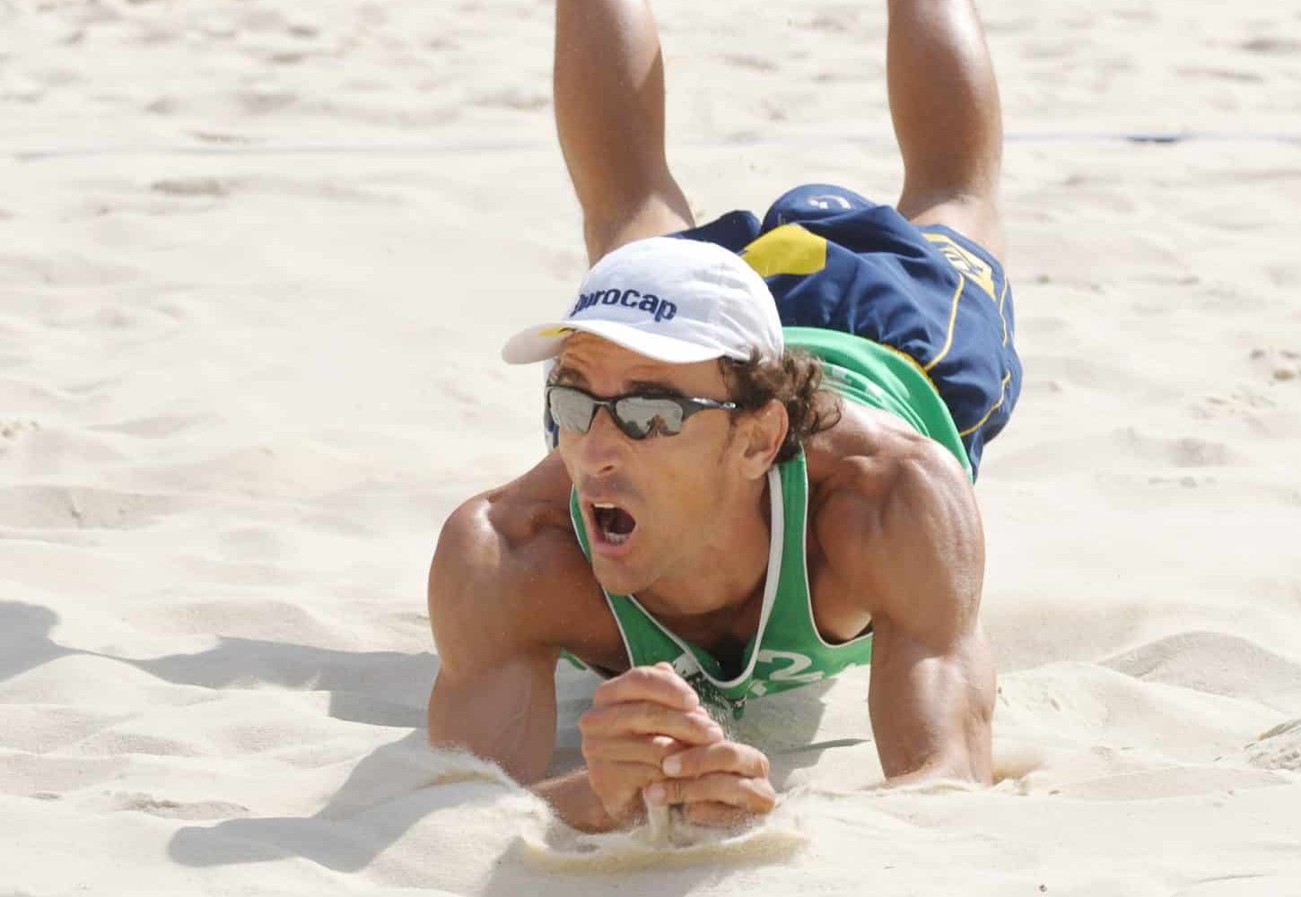 Emanuel Rego na Turnê Mundial de Vôlei de Praia em Gstaad (Iconsport)