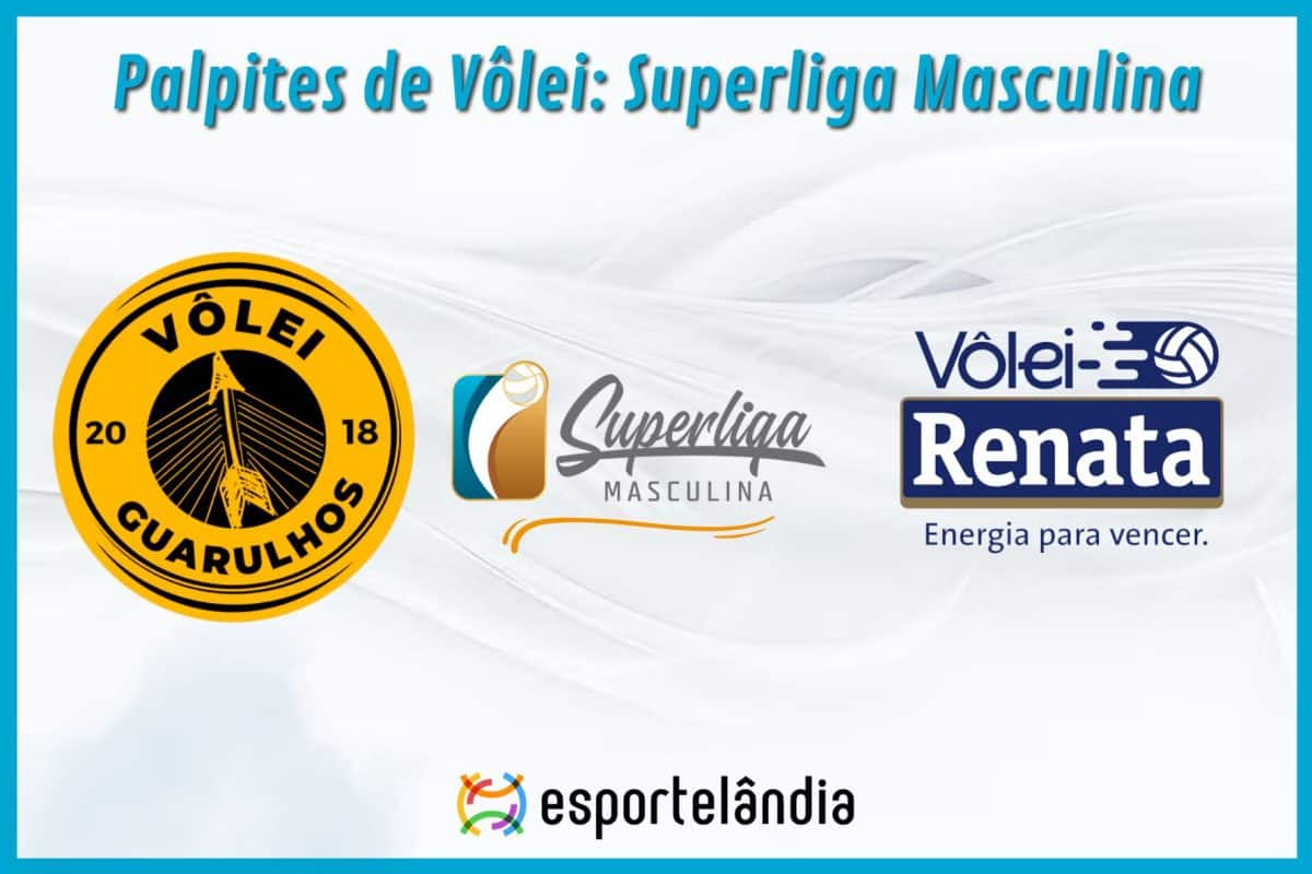 Palpites V&ocirc;lei: Guarulhos x V&ocirc;lei Renata &ndash; 13/04/2024 &ndash; Superliga Masculina