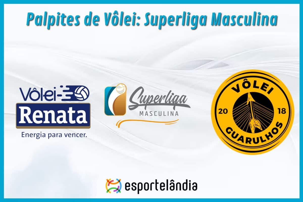 Palpites V&ocirc;lei: V&ocirc;lei Renata x Guarulhos &ndash; 18/04/2024 &ndash; Superliga Masculina