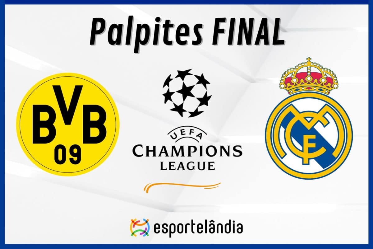 Palpites Champions League: Borussia Dortmund x Real Madrid &ndash; FINAL