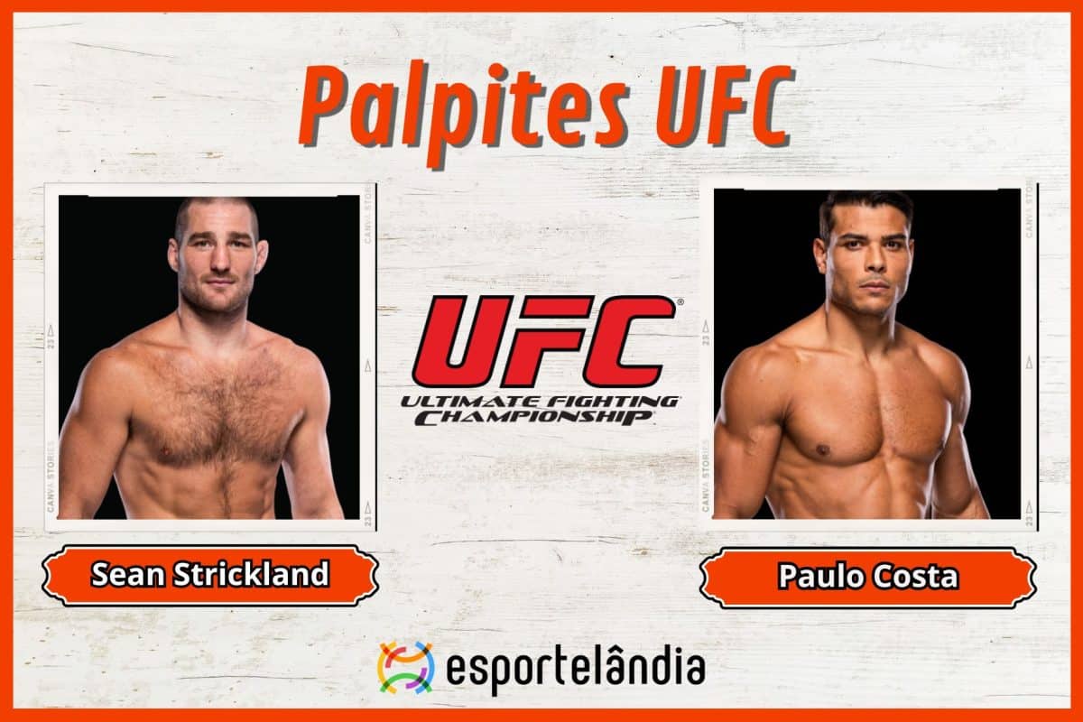 Palpites UFC: Sean Strickland x Paulo Borrachinha &ndash; Hor&aacute;rio e onde assistir &ndash; 01/06/2024