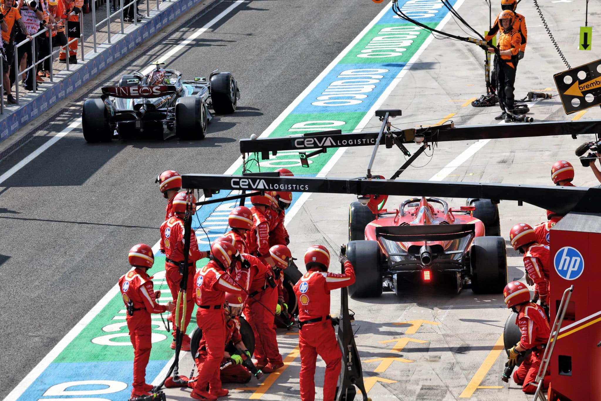 Pit stop na F&oacute;rmula 1