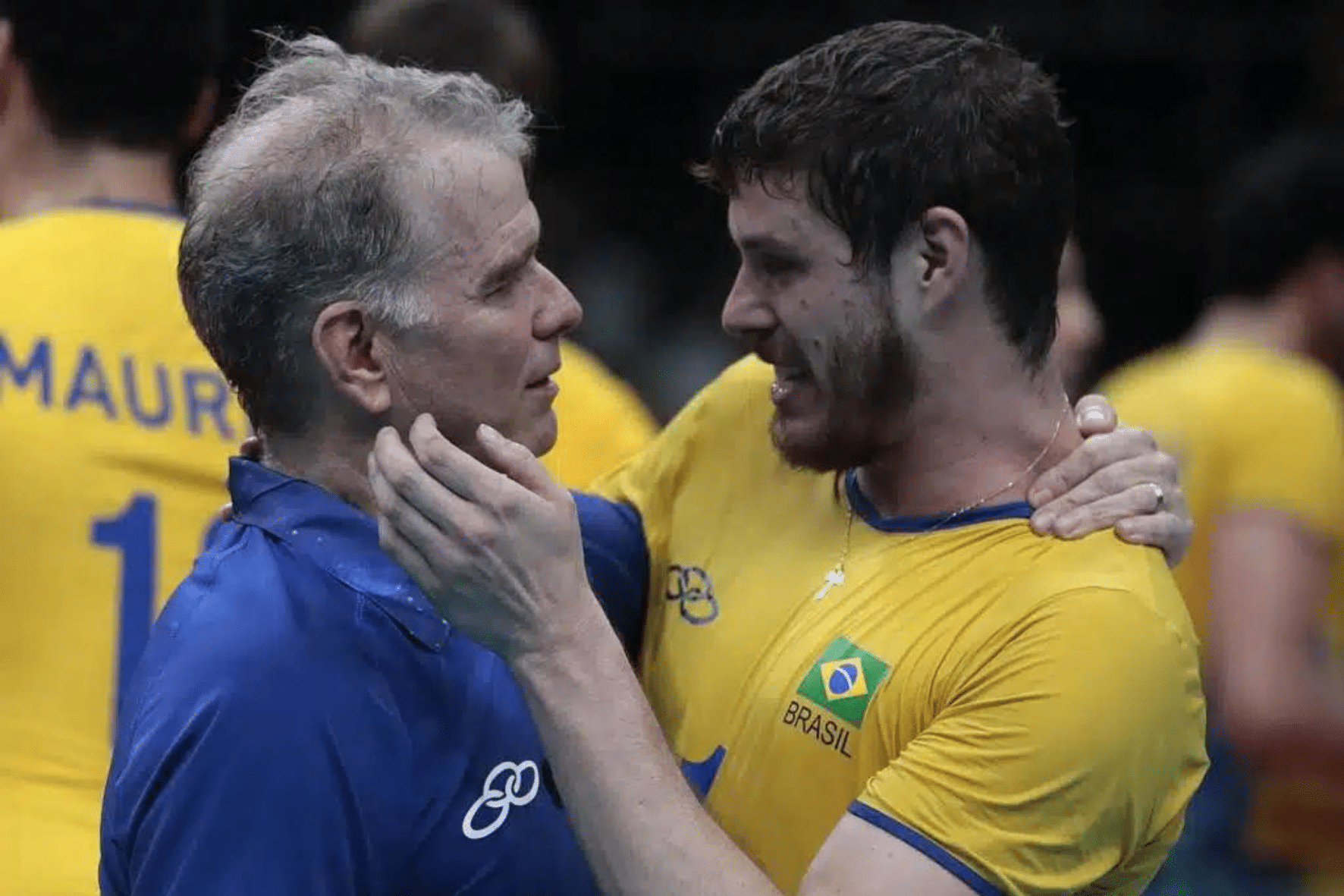 Bernardinho foi treinador de seu filho Bruninho na campanha vitoriosa na Olimp&iacute;ada do Rio de Janeiro