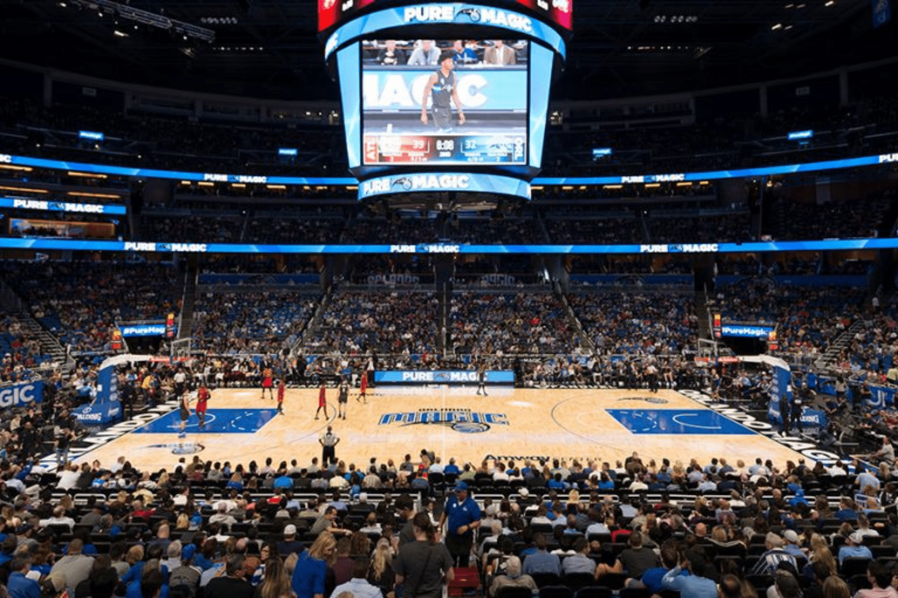 Amway Center &eacute; a casa do Orlando Magic na NBA desde 2010