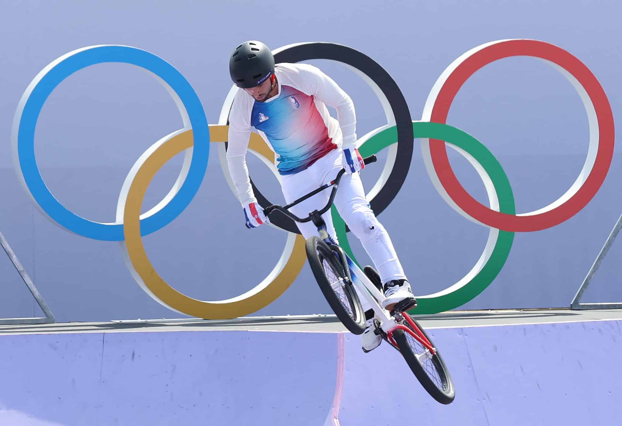 Anthony Jeanjean em a&ccedil;&atilde;o nas Olimp&iacute;adas de Paris 2024 (Iconsport)