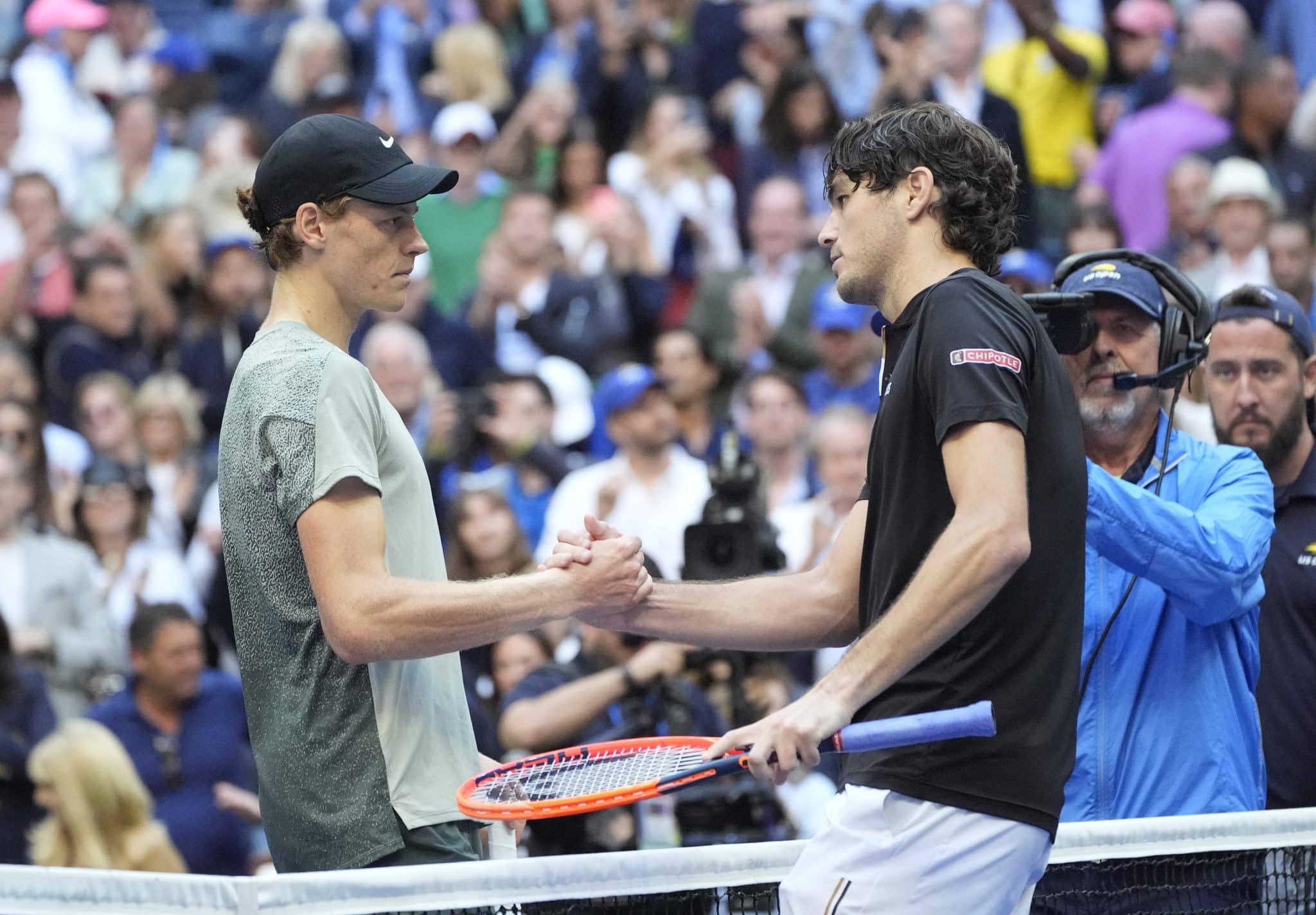 Sinner e Fritz US Open 2024