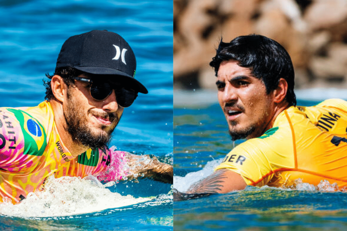 Finals em Trestles j&aacute; contou com tubar&atilde;o em decis&atilde;o entre Gabriel Medina e Filipe Toledo