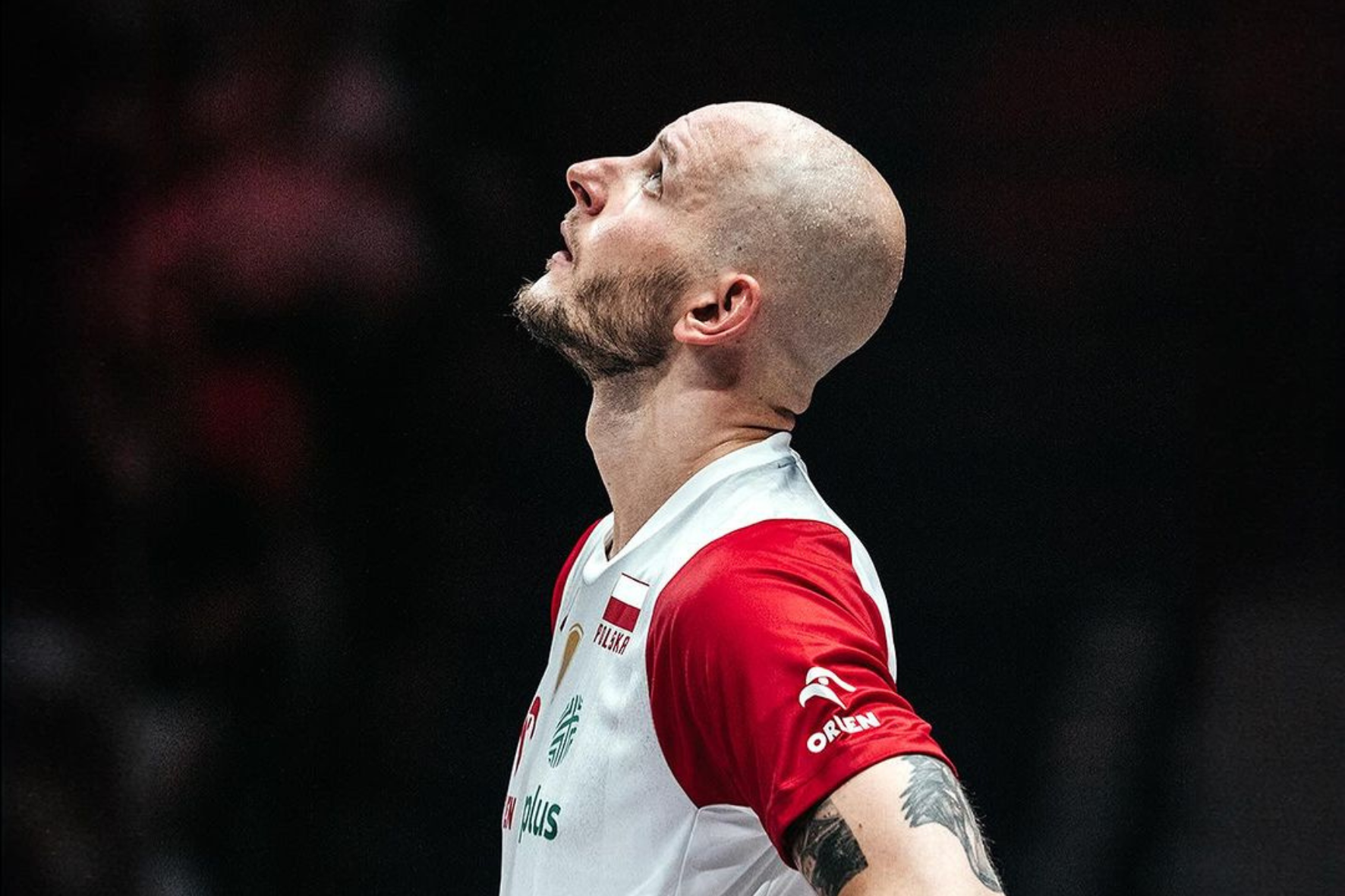 Capit&atilde;o polon&ecirc;s durante a VNL 2024. (Reprodu&ccedil;&atilde;o/Instagram @bartkurek88)