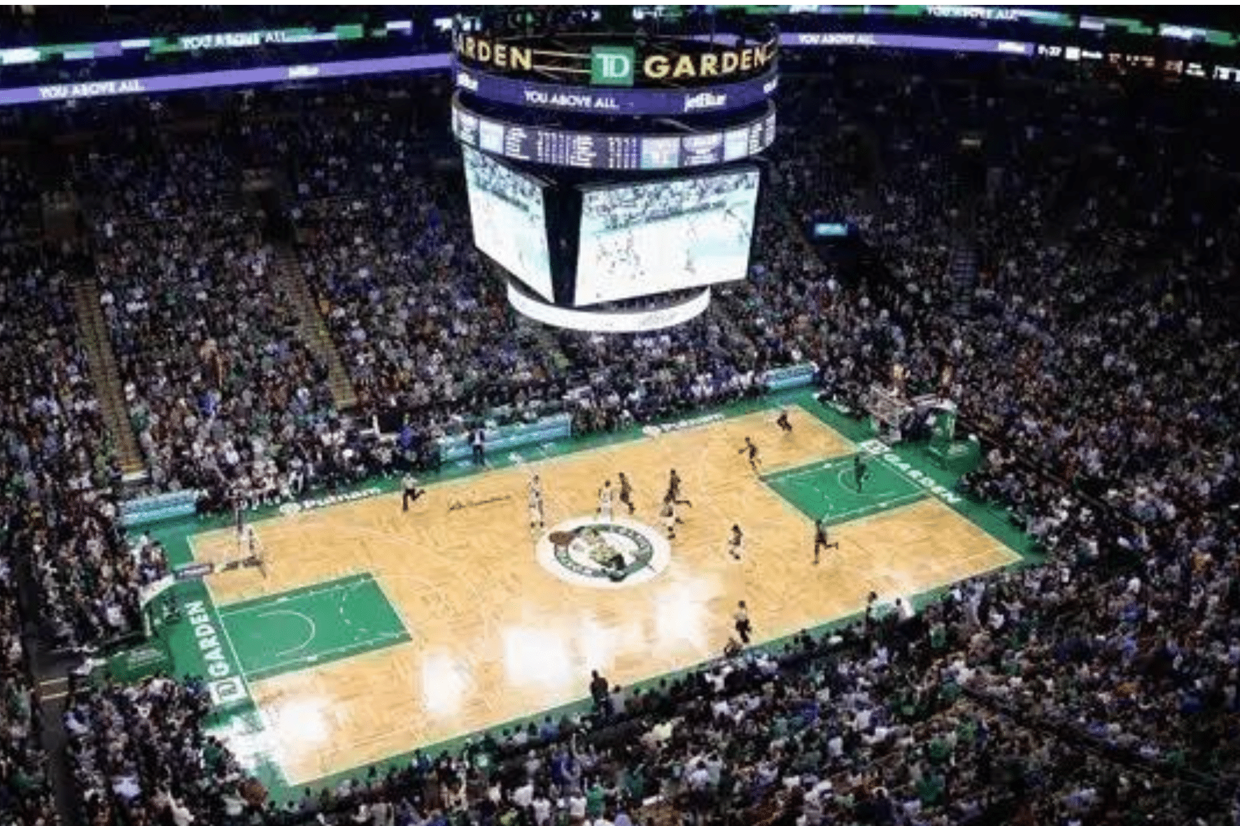 TD Garden &eacute; a casa do Boston Celtics na NBA