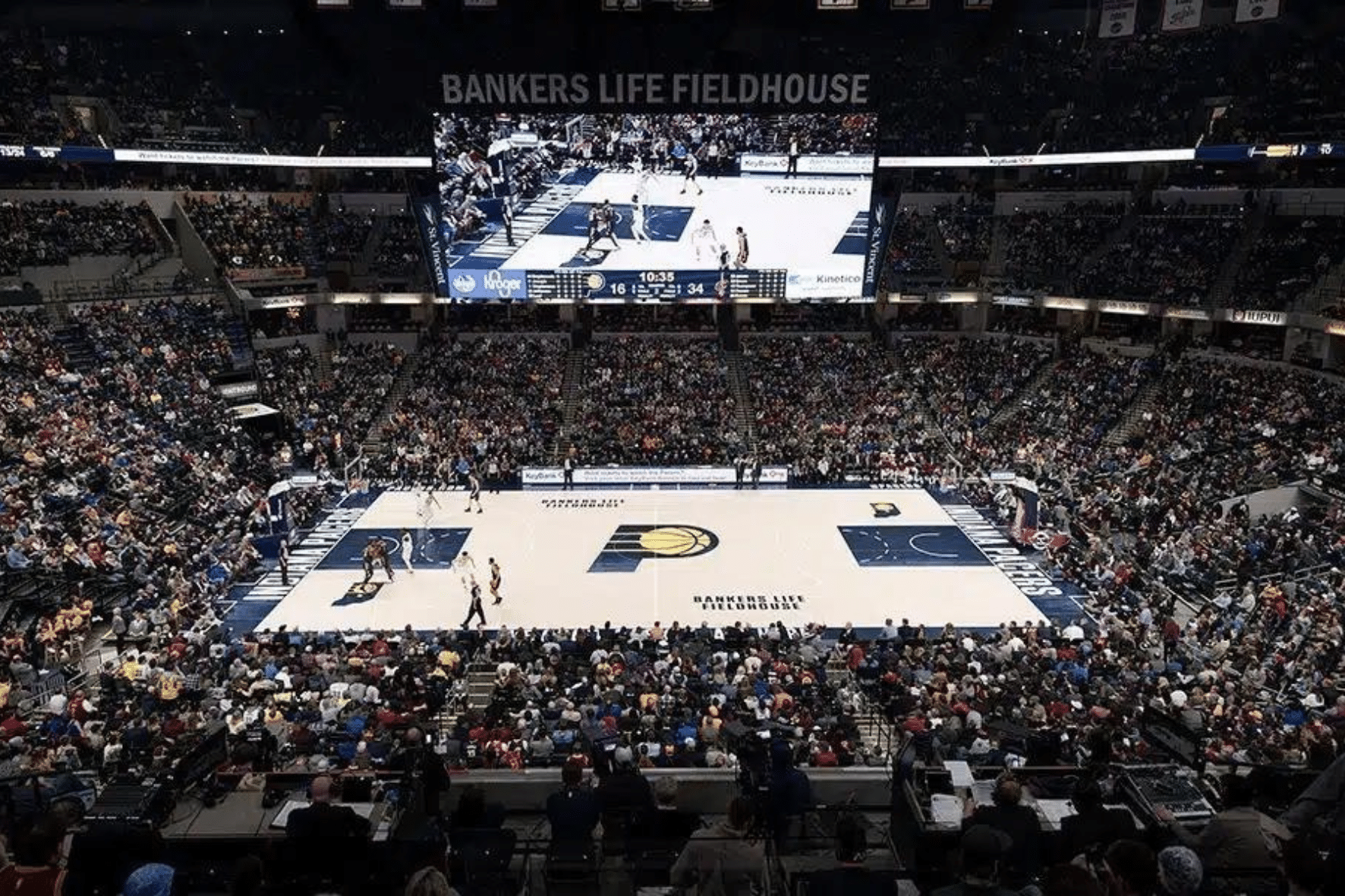 Gainbridge Fieldhouse &eacute; a casa do Indiana Pacers na NBA