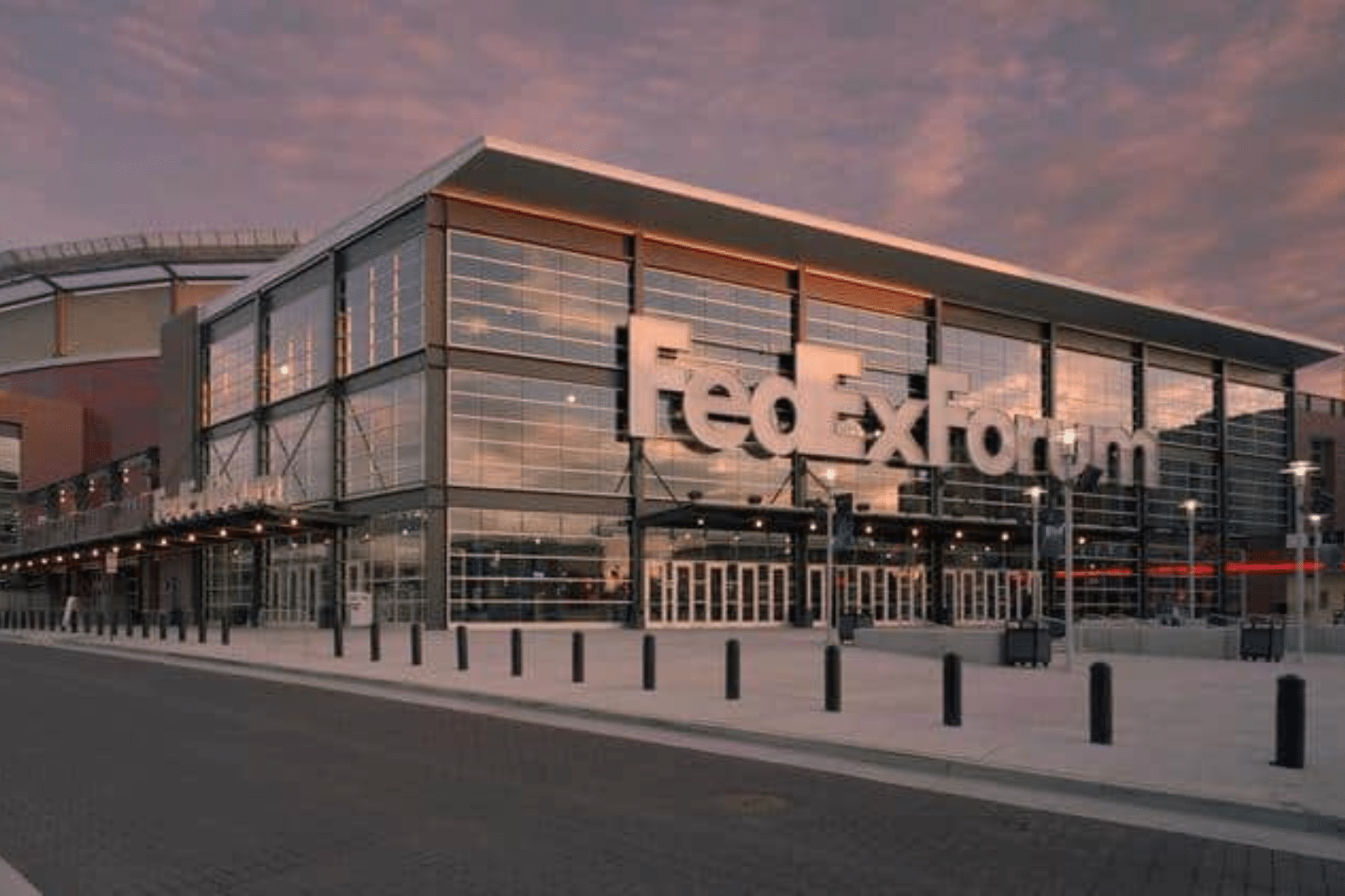 FedExForum &eacute; a casa do Memphis Grizzlies na NBA