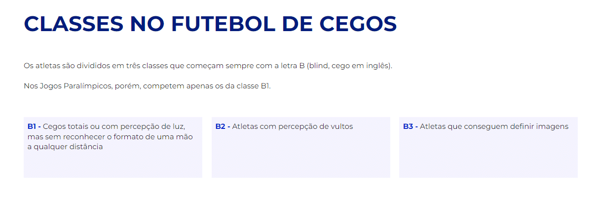 Futebol de cegos regras, jogadores e seleção brasileira