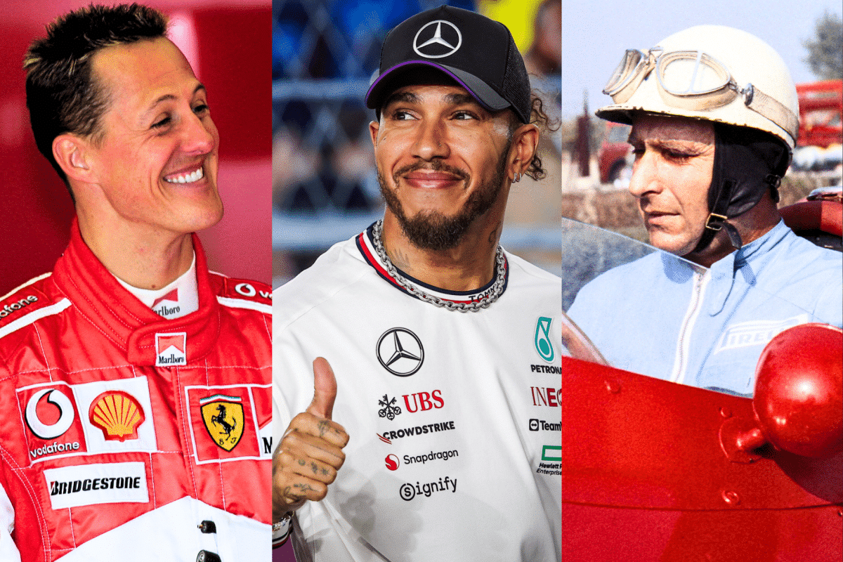 Hamilton, Schumacher e +! Os maiores campe&otilde;es da F&oacute;rmula 1 (2026): os pilotos com mais t&iacute;tulos