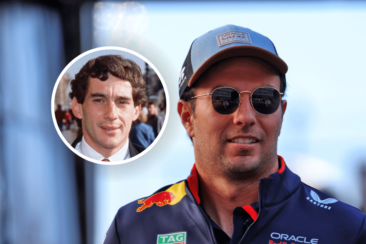 S&eacute;rgio P&eacute;rez usa Ayrton Senna e monta piloto de F&oacute;rmula 1 perfeito