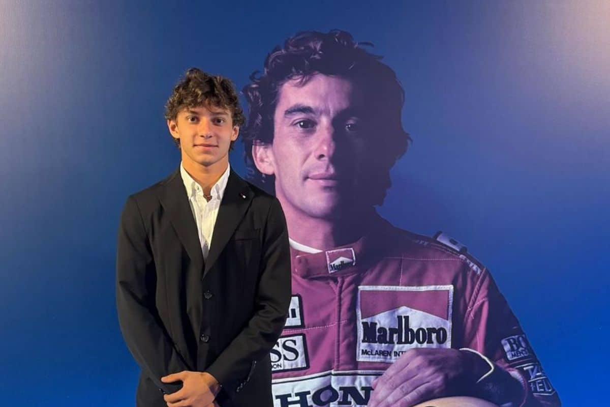 Kimi Antonelli fala pela primeira vez ap&oacute;s visita ao Instituto Ayrton Senna