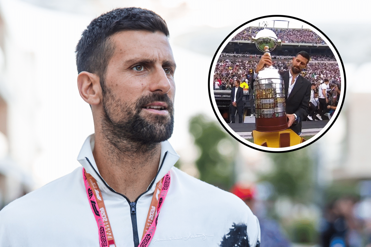 Por que Novak Djokovic participou da final da Libertadores na Argentina?