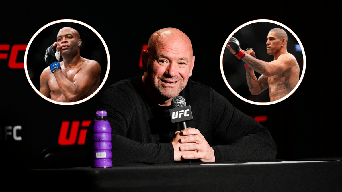 Dana White faz escolha dif&iacute;cil entre Anderson Silva e Alex Poatan