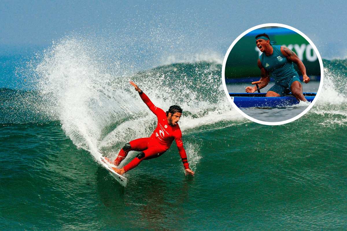 Filipe Toledo ficou impressionado com Isaquias Queiroz: &ldquo;&Eacute; um monstro&rdquo;