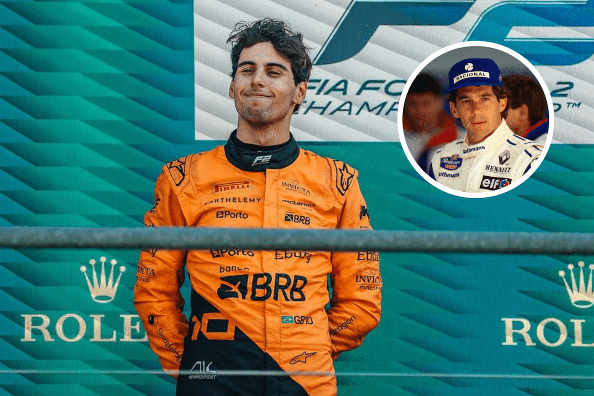 Gabriel Bortoleto abre o cora&ccedil;&atilde;o sobre Ayrton Senna