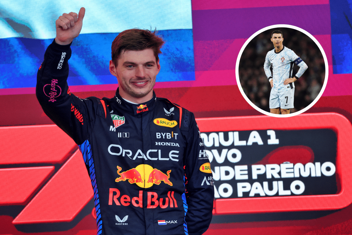 (V&iacute;deo) Vaza Max Verstappen jogando futebol no Brasil e rende compara&ccedil;&otilde;es: &ldquo;Pedalada do CR7&rdquo;