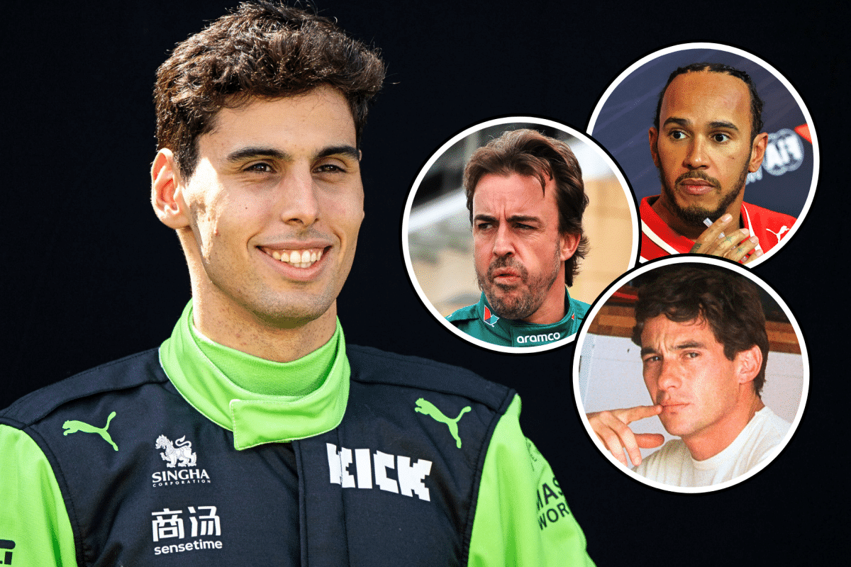 N&atilde;o &eacute; Senna, Hamilton ou Alonso! Bortoleto revela &iacute;dolo na F&oacute;rmula 1: &ldquo;Sempre admirei ele&rdquo;