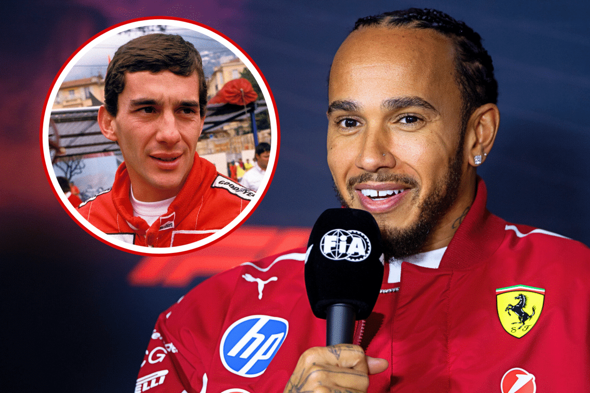 &ldquo;Quando eu vejo Hamilton na Ferrari, vejo Ayrton Senna&rdquo;