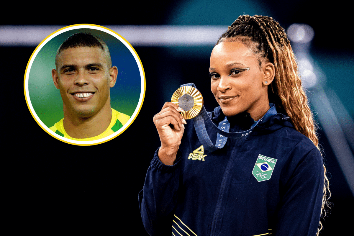 Rebeca Andrade iguala Ronaldo Fen&ocirc;meno e faz hist&oacute;ria no Pr&ecirc;mio Laureus, o Oscar do Esporte