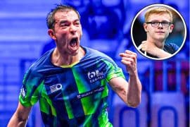 Hugo Calderano &eacute; campe&atilde;o na Eslov&ecirc;nia, bate algoz da Olimp&iacute;ada e fatura bolada