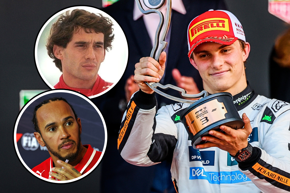 Oscar Piastri iguala Senna e Hamilton e estat&iacute;stica revela tend&ecirc;ncia de t&iacute;tulo da F1