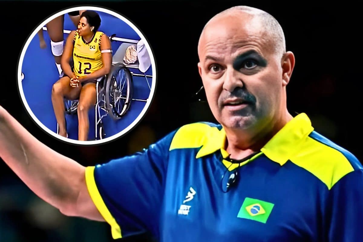 Paulo Coco atualiza situa&ccedil;&atilde;o da les&atilde;o de Ana Cristina ap&oacute;s jogo de Brasil x Fran&ccedil;a na VNL 2025