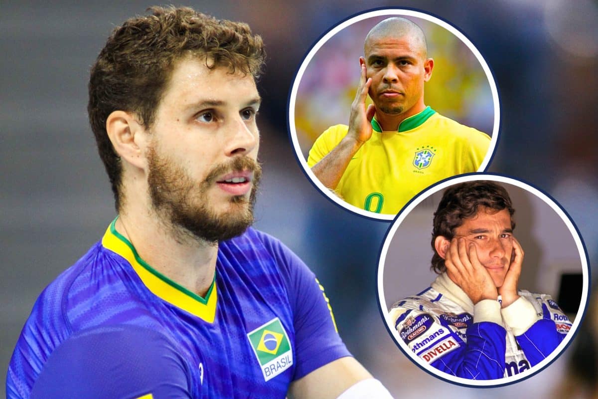 Nem Senna, nem Ronaldo! Bruninho revela primeiro &iacute;dolo no esporte e que nunca jogou v&ocirc;lei